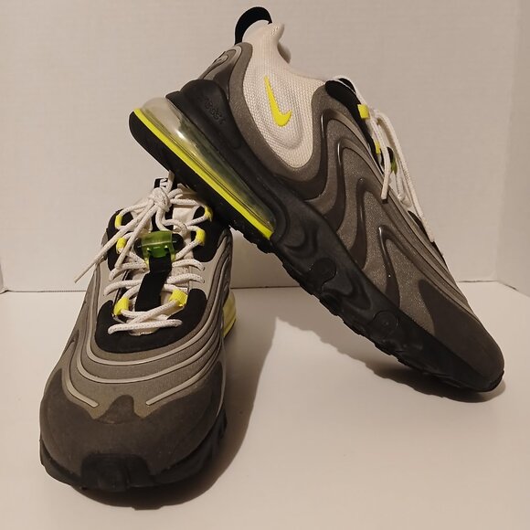 Men's Nike Air Max 270 React ENG Neon 95 Sneakers Size 12 Basketball Sports - Picture 4 of 8